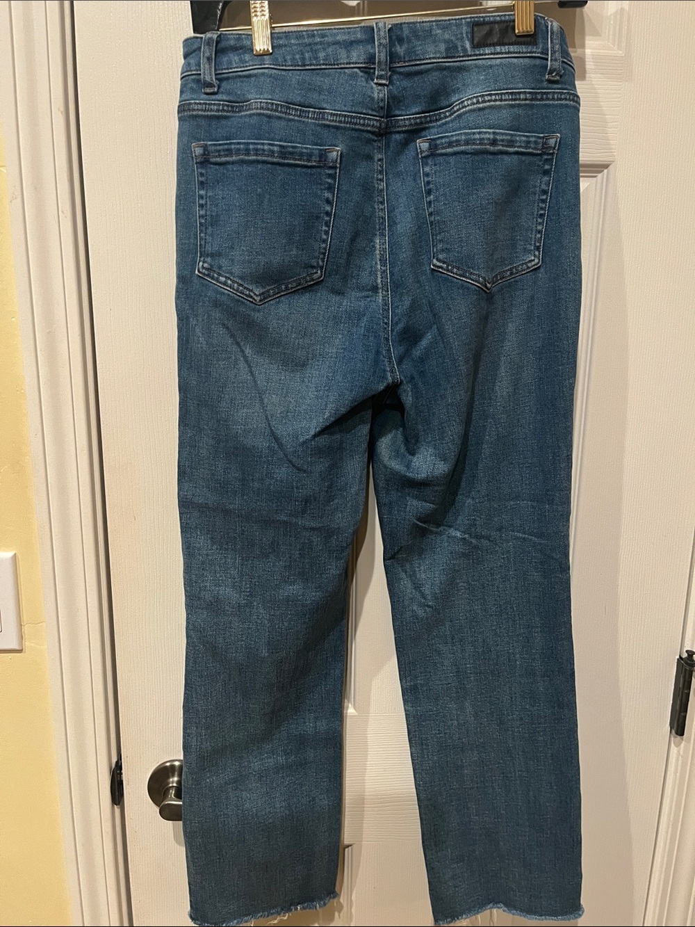 Kenneth Cole Women's Blue Straight-Leg Button-Fly Jeans - Picture 5 of 6